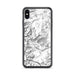 Custom iPhone XS Max Longs Peak Colorado Map Phone Case in Classic
