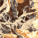 Longs Peak Colorado Map Print in Ember Style Zoomed In Close Up Showing Details
