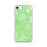 Custom iPhone SE Longs Peak Colorado Map Phone Case in Watercolor