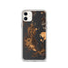 Custom Lopez Island Washington Map Phone Case in Ember