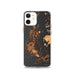 Custom Lopez Island Washington Map Phone Case in Ember