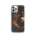 Custom Lopez Island Washington Map Phone Case in Ember