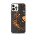 Custom Lopez Island Washington Map Phone Case in Ember