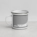 Left View Custom Lorain Ohio Map Enamel Mug in Classic