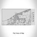 Rendered View of Lorain Ohio Map Engraving on 17oz Stainless Steel Insulated Cola Bottle