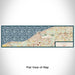 Flat View of Map Custom Lorain Ohio Map Enamel Mug in Woodblock