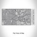 Rendered View of Los Angeles California Map Engraving on 17oz Stainless Steel Insulated Cola Bottle