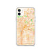 Custom Los Angeles California Map Phone Case in Watercolor