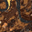 Loudon Tennessee Map Print in Ember Style Zoomed In Close Up Showing Details