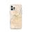 Custom Louisville Kentucky Map iPhone 12 Pro Phone Case in Watercolor