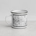 Left View Custom Loveland Colorado Map Enamel Mug in Classic