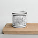 Front View Custom Loveland Colorado Map Enamel Mug in Classic on Cutting Board