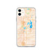 Custom Loveland Colorado Map Phone Case in Watercolor