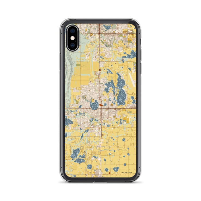 Custom Loveland Colorado Map Phone Case in Woodblock