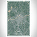 Lowell Massachusetts Map Print Portrait Orientation in Afternoon Style With Shaded Background