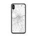 Custom iPhone XS Max Lowell Massachusetts Map Phone Case in Classic