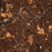 Lowell Massachusetts Map Print in Ember Style Zoomed In Close Up Showing Details