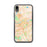 Custom iPhone XR Lowell Massachusetts Map Phone Case in Watercolor