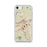 Custom iPhone SE Lowell Massachusetts Map Phone Case in Woodblock