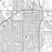 Lubbock Texas Map Print in Classic Style Zoomed In Close Up Showing Details