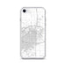 Custom Lubbock Texas Map iPhone SE Phone Case in Classic