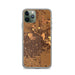 Custom Lubbock Texas Map Phone Case in Ember