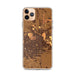 Custom Lubbock Texas Map Phone Case in Ember