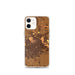 Custom Lubbock Texas Map iPhone 12 mini Phone Case in Ember