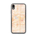 Custom Lubbock Texas Map Phone Case in Watercolor