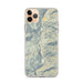 Custom iPhone 11 Pro Max Lucile Idaho Map Phone Case in Woodblock
