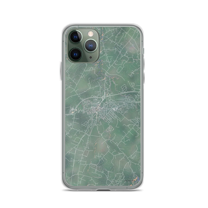 Custom iPhone 11 Pro Luray Virginia Map Phone Case in Afternoon
