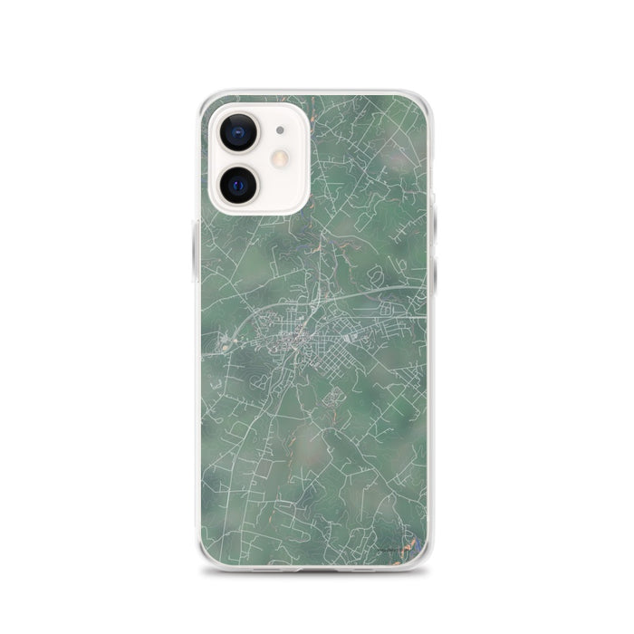 Custom iPhone 12 Luray Virginia Map Phone Case in Afternoon