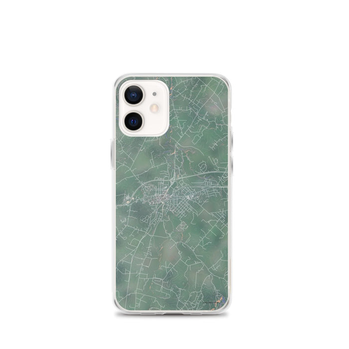 Custom iPhone 12 mini Luray Virginia Map Phone Case in Afternoon