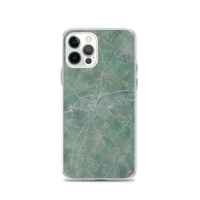 Custom iPhone 12 Pro Luray Virginia Map Phone Case in Afternoon