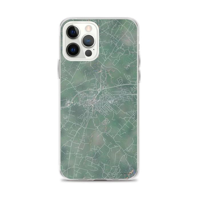 Custom iPhone 12 Pro Max Luray Virginia Map Phone Case in Afternoon