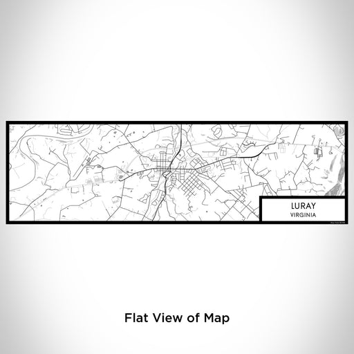 Flat View of Map Custom Luray Virginia Map Enamel Mug in Classic