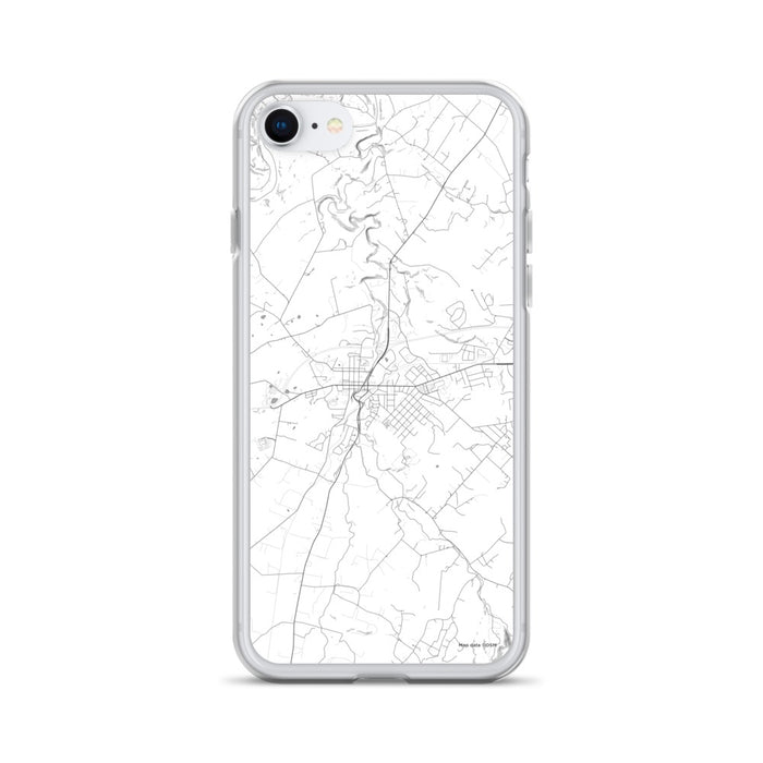 Custom iPhone SE Luray Virginia Map Phone Case in Classic