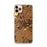 Custom iPhone 11 Pro Max Luray Virginia Map Phone Case in Ember