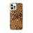 Custom iPhone 12 Pro Max Luray Virginia Map Phone Case in Ember