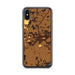 Custom iPhone X/XS Luray Virginia Map Phone Case in Ember