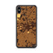 Custom iPhone XS Max Luray Virginia Map Phone Case in Ember
