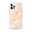 Custom Lynchburg Virginia Map iPhone 12 Pro Max Phone Case in Watercolor
