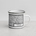 Right View Custom Lynwood California Map Enamel Mug in Classic
