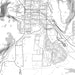 Lyons Colorado Map Print in Classic Style Zoomed In Close Up Showing Details