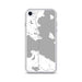 Custom iPhone SE Mackinac Straits Michigan Map Phone Case in Classic