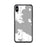 Custom iPhone XS Max Mackinac Straits Michigan Map Phone Case in Classic