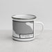 Right View Custom Mackinaw City Michigan Map Enamel Mug in Classic