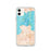 Custom iPhone 11 Mackinaw City Michigan Map Phone Case in Watercolor