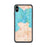 Custom iPhone XS Max Mackinaw City Michigan Map Phone Case in Watercolor