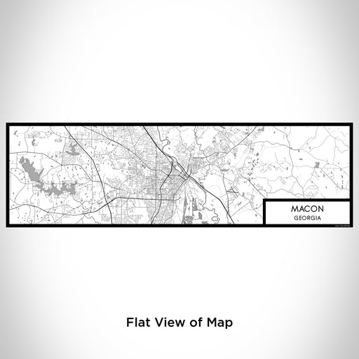 Flat View of Map Custom Macon Georgia Map Enamel Mug in Classic